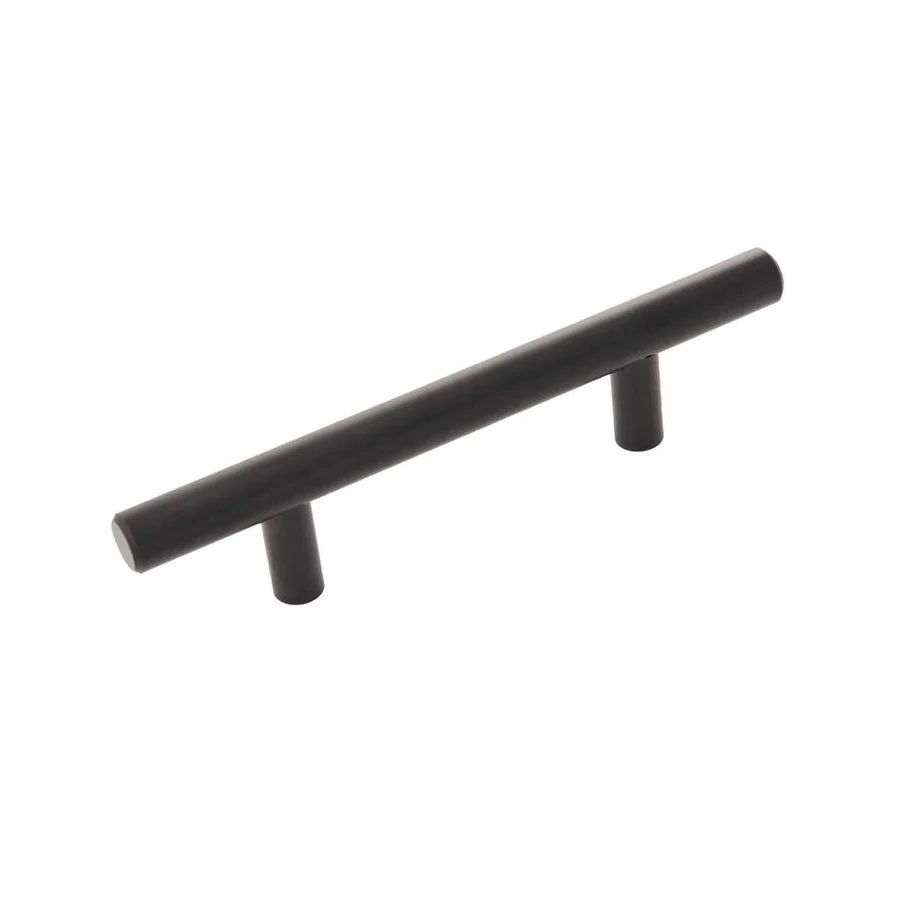 Matte Black Cabinet Bar Pull - Hickory